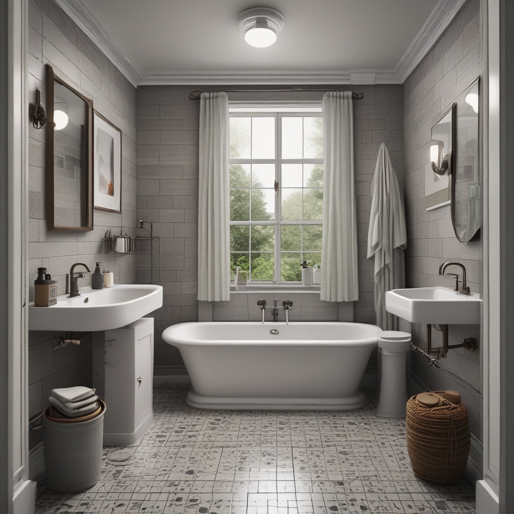 Bathroom scene